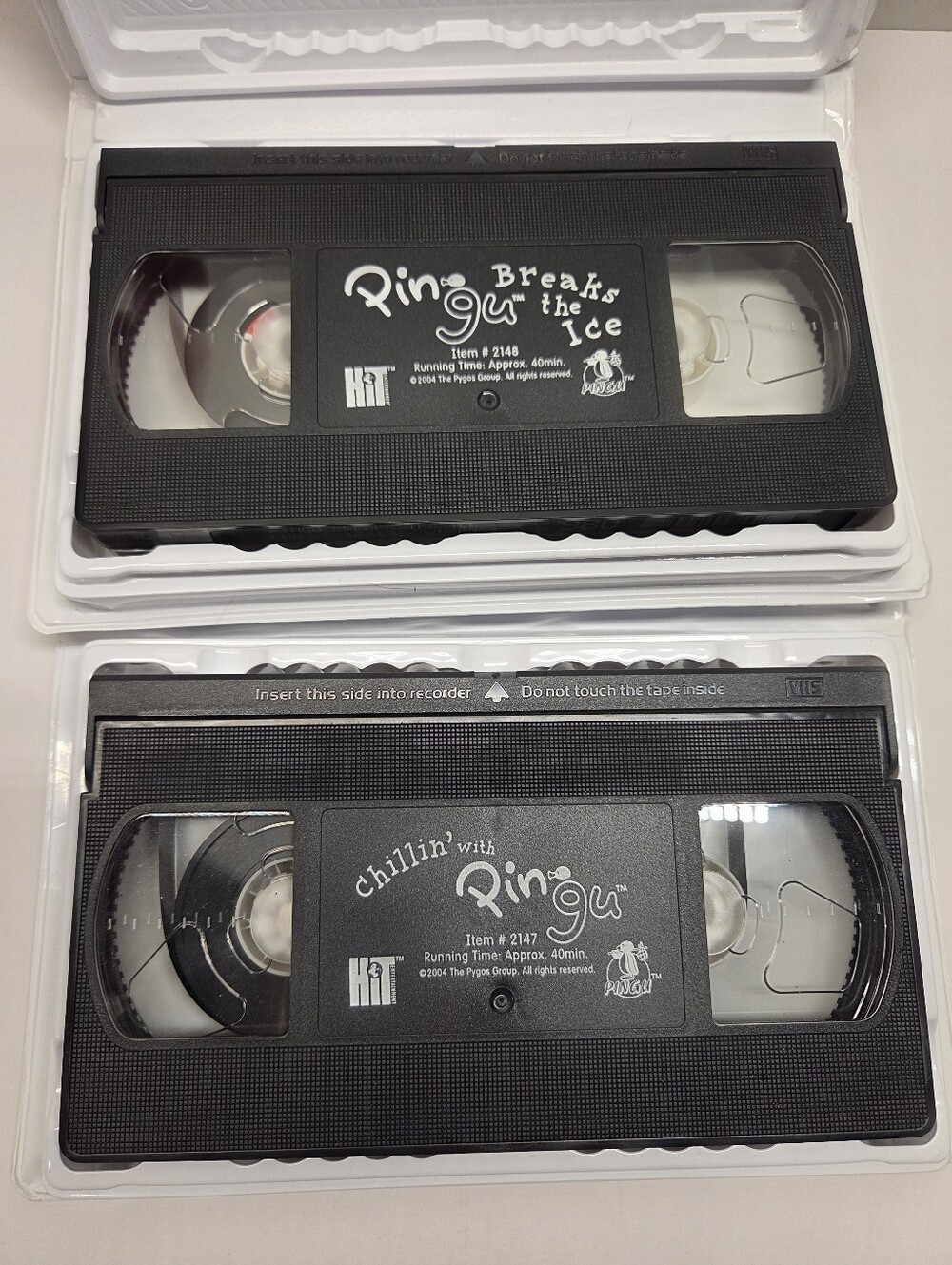 Pingu VHS Lot: Breaks The Ice & Chillin' With Pingu -2004 - Clamshell Case - Picture 12 of 12